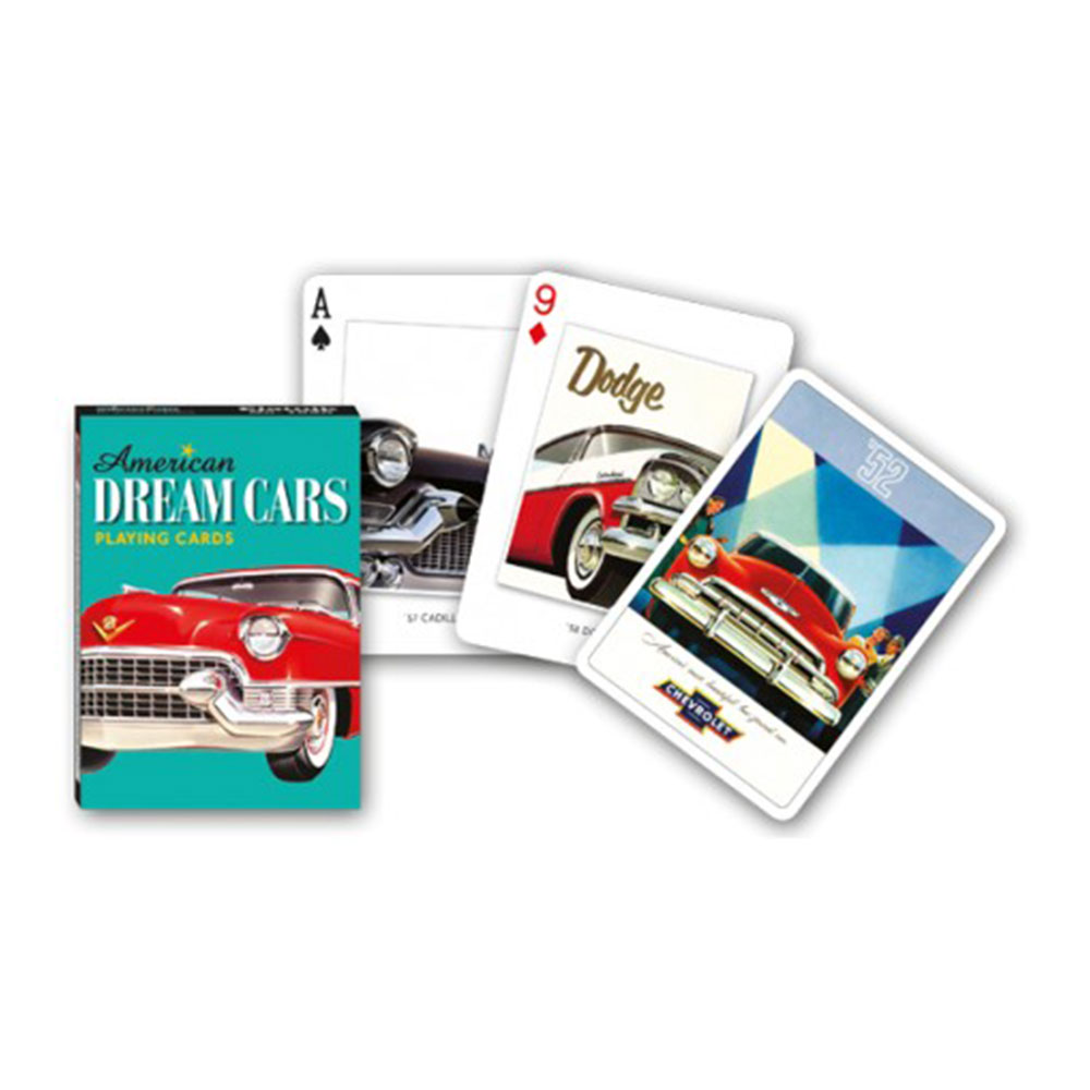 Jeu de 55 Cartes American Dream Cars