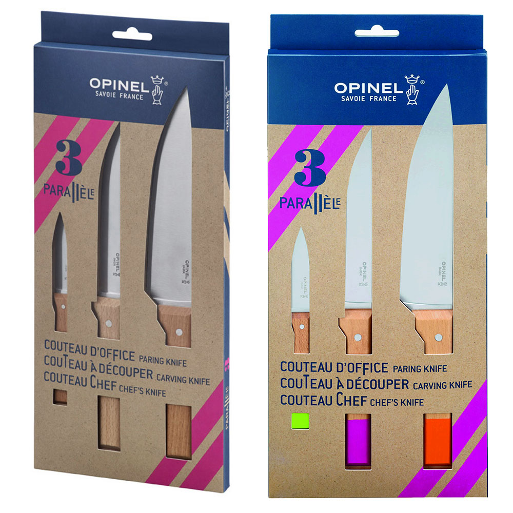 Trio couteaux de cuisine Opinel
