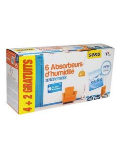 Sachet Absorbeur d'Humidité 6x150g Seko