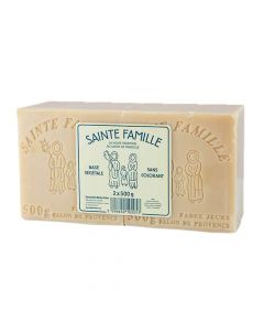 Savon Blanc de Marseille pour le Linge 2x500g Marius Fabre