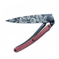 Couteau de Poche 37G Bois Corail - Chevaux Sauvages