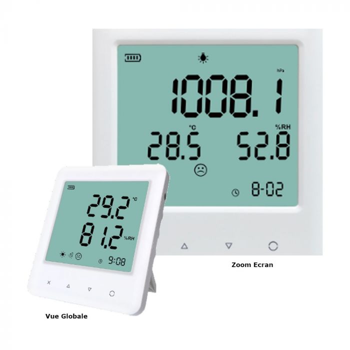 Thermomètre hygromètre électronique, Thermomètres / Baromètres