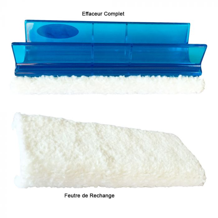 1pc Effaceur De Tableau Blanc En Microfibre Shag Effaceur De