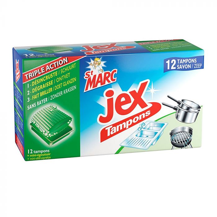 SPONGE-JEX Tampon à Récurer Super Exper Extra-3+1- à prix pas cher