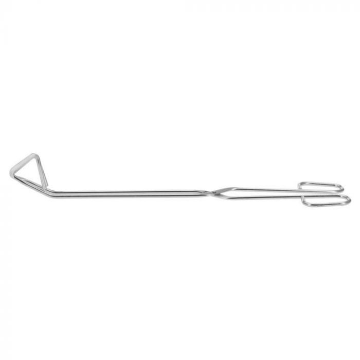 Pince barbecue inox Triangle 35cm bout coudé