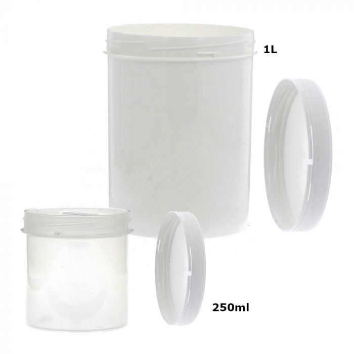 Pot Plastique Blanc, Achat Pot Polypropylène Cylindrique - Mon