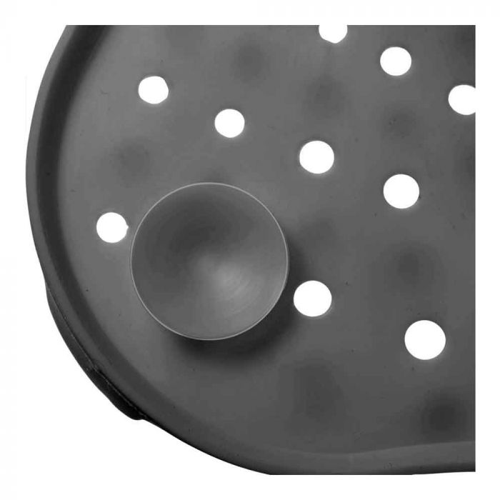 Tamis évier cuisine - PVC chromé - Design étoile - diamètre 70 mm