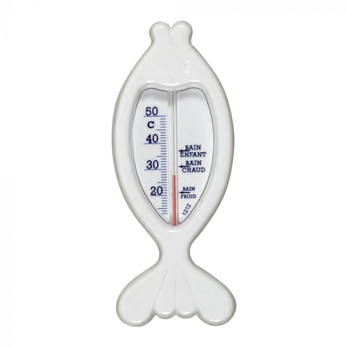 Thermomètre de Bain Bébé Poisson Blanc 