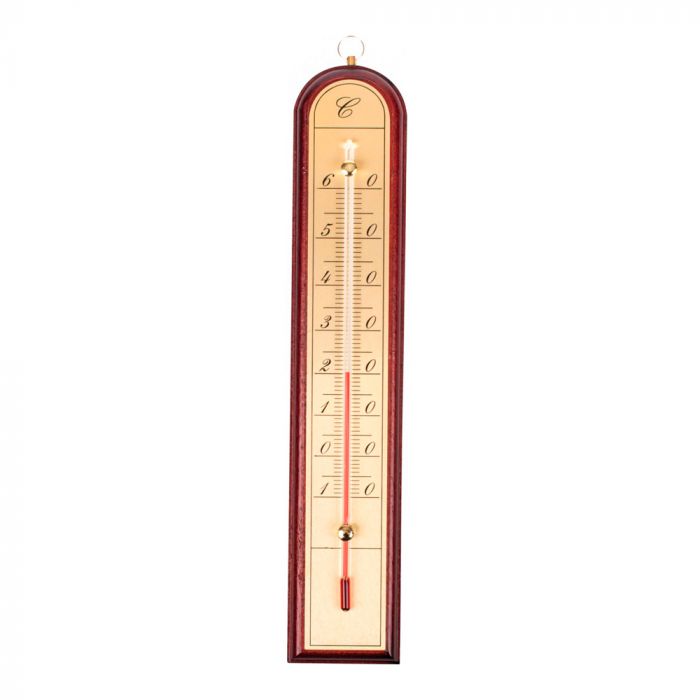 Thermometre bois 19 cm