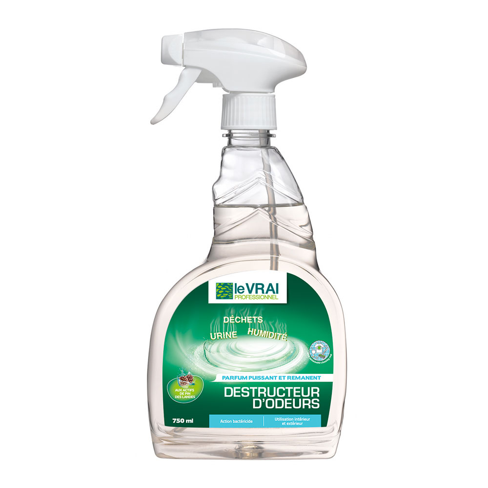 Eliminateur d'odeurs professionnel Multi Usages 750 ml