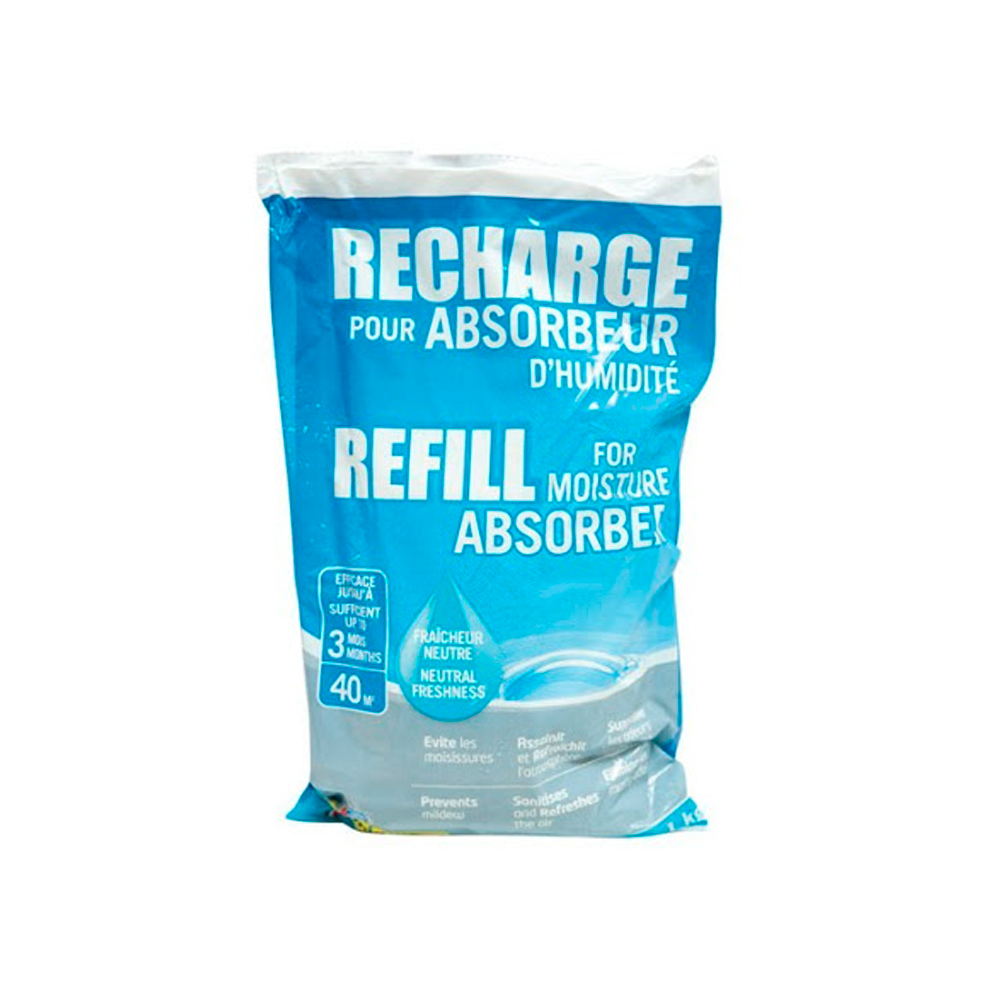 RECHARGE ABSORBEUR D'HUMIDITE Humidivore 1 kg